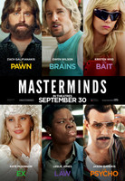 Masterminds movie poster (2016) tote bag #MOV_vi69if7h
