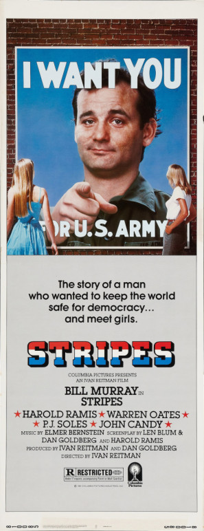 Stripes movie poster (1981) calendar