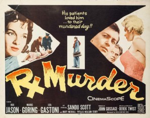 Rx for Murder movie poster (1958) Poster MOV_vublpsrs