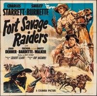 Fort Savage Raiders movie poster (1951) Mouse Pad MOV_vx30qv2z