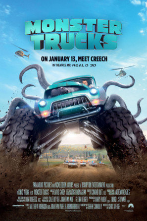 Monster Trucks movie poster (2016) Sweatshirt