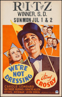 We&#039;re Not Dressing movie poster (1934) hoodie #1301555
