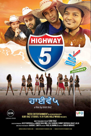 Highway 5 movie poster (2016) tote bag