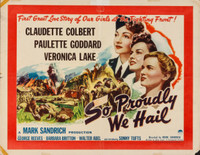 So Proudly We Hail! movie poster (1943) Tank Top #1466312