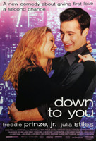 Down To You movie poster (2000) t-shirt #MOV_wuzmhmsw