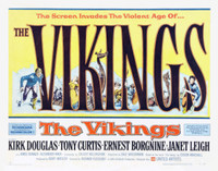 The Vikings movie poster (1958) Longsleeve T-shirt #1374451