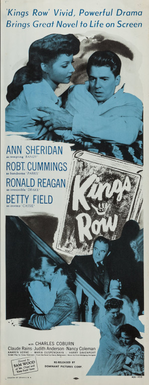 Kings Row movie poster (1942) tote bag