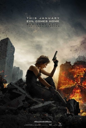 Resident Evil: The Final Chapter movie poster (2017) calendar