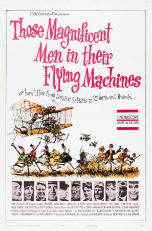 Those Magnificent Men In Their Flying Machines movie poster (1965) Mouse Pad MOV_xcusxr5o