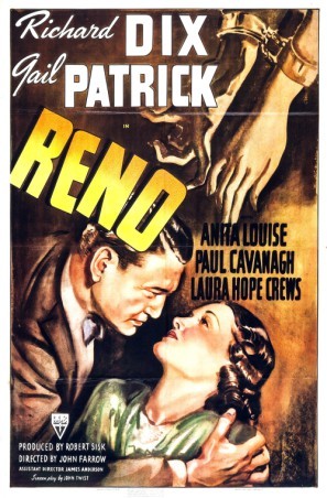 Reno movie poster (1939) mouse pad