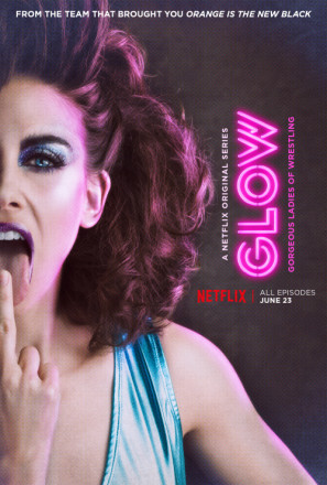 GLOW movie poster (2017) mouse pad