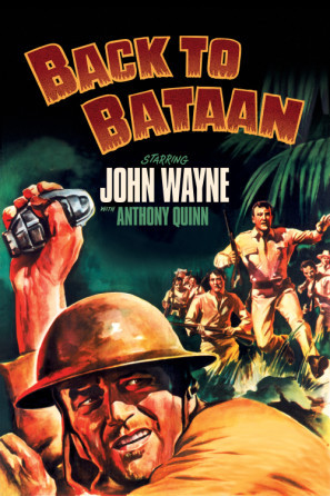 Back to Bataan movie poster (1945) mug
