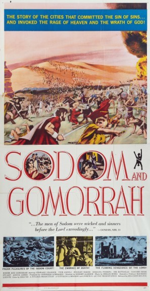 Sodom and Gomorrah movie poster (1962) Longsleeve T-shirt