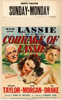 Courage of Lassie movie poster (1946) t-shirt #MOV_y0gdrax9