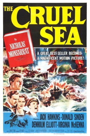 The Cruel Sea movie poster (1953) mouse pad