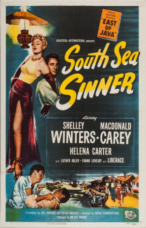 South Sea Sinner movie poster (1950) calendar