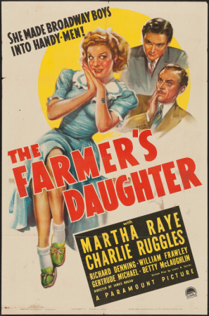 The Farmer&#039;s Daughter movie poster (1940) Mouse Pad MOV_ymwj2mn3