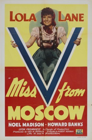 Miss V from Moscow movie poster (1942) mouse pad
