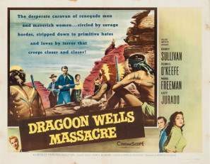 Dragoon Wells Massacre movie poster (1957) tote bag