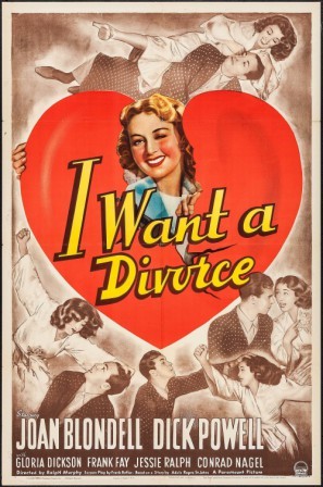 I Want a Divorce movie poster (1940) Mouse Pad MOV_yxlolkmc