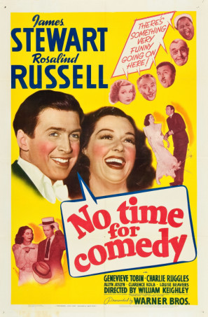 No Time for Comedy movie poster (1940) Poster MOV_yxo8vmnp