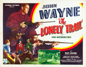 The Lonely Trail movie poster (1936) mouse pad