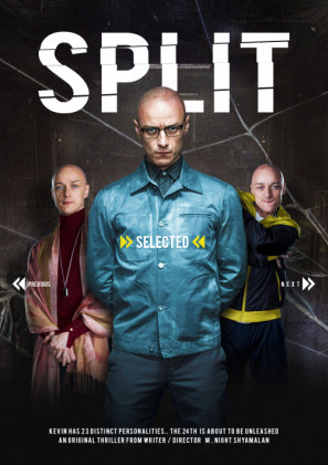 Split movie poster (2016) calendar