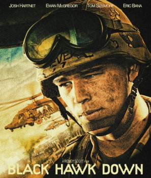 Black Hawk Down movie poster (2001) tote bag