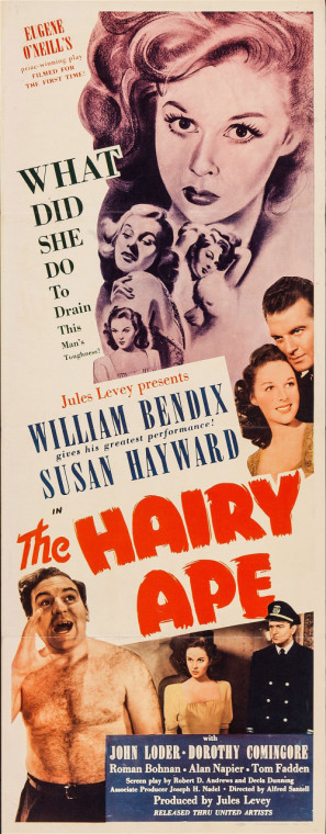 The Hairy Ape movie poster (1944) Longsleeve T-shirt