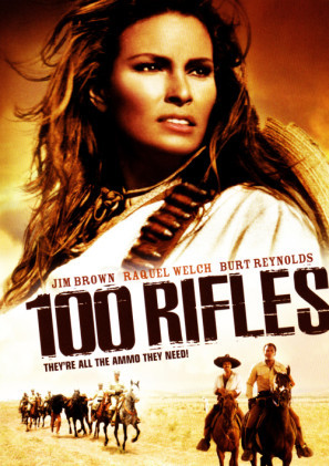 100 Rifles movie poster (1969) mouse pad
