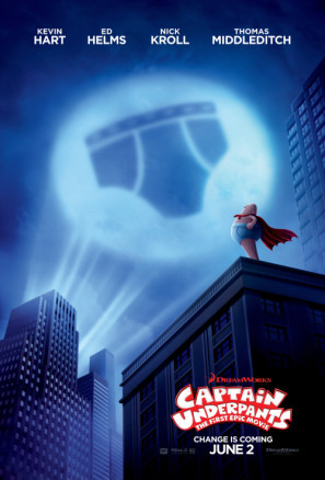 Captain Underpants movie poster (2017) calendar