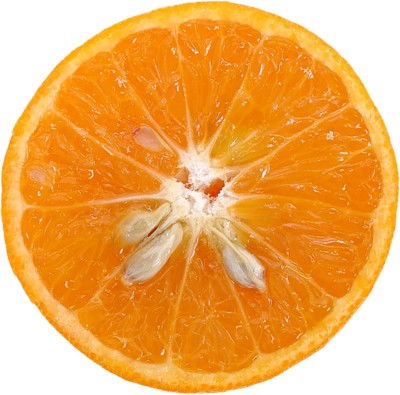 Orange tote bag